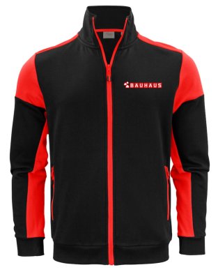 Fullzip bicolour sweatshirt